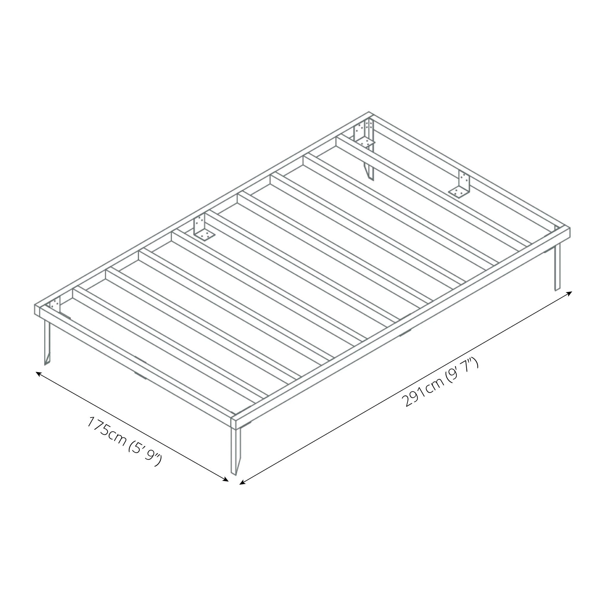 10 x 6 Wooden Base - Image 10