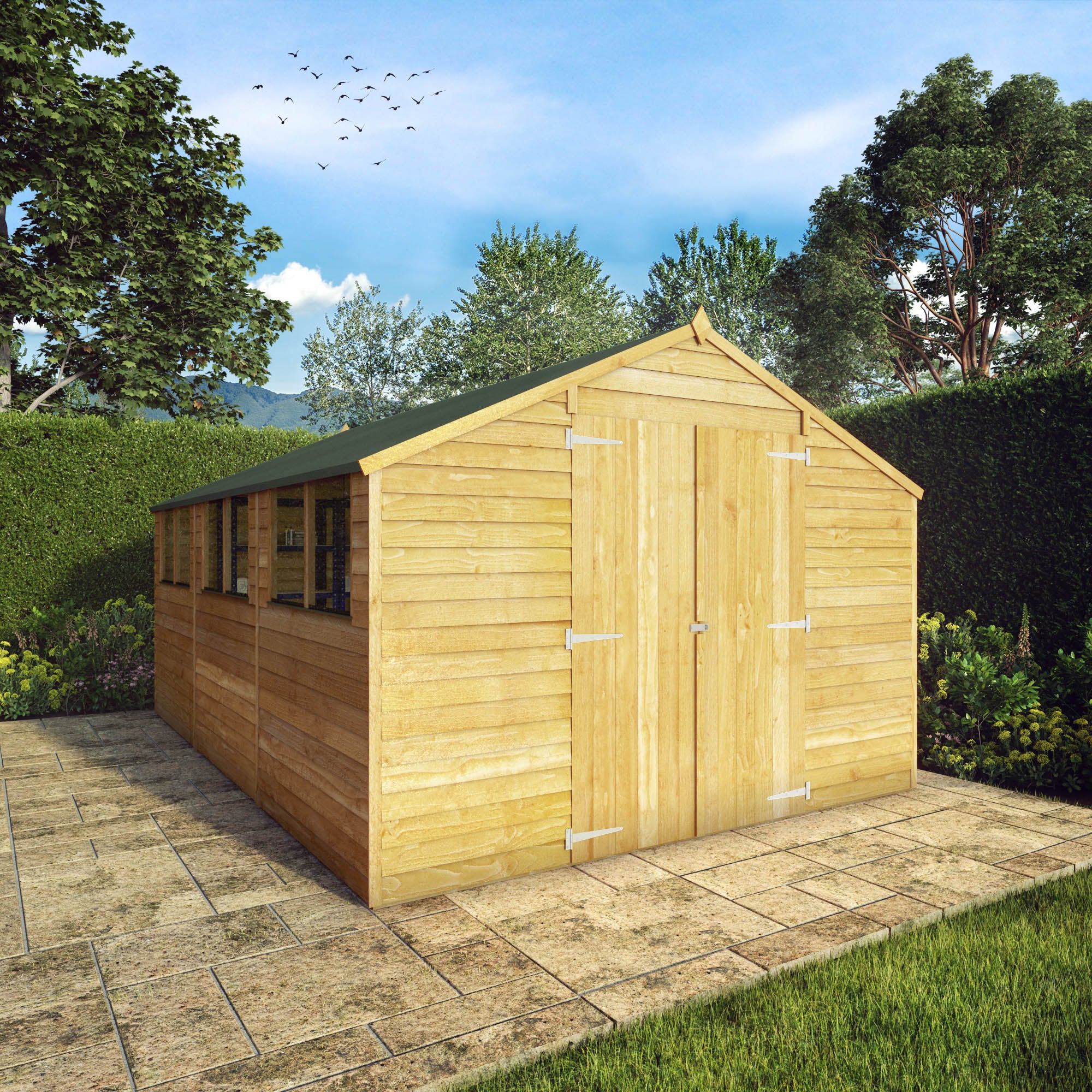 15 x 10 Overlap Apex Shed - Image 4