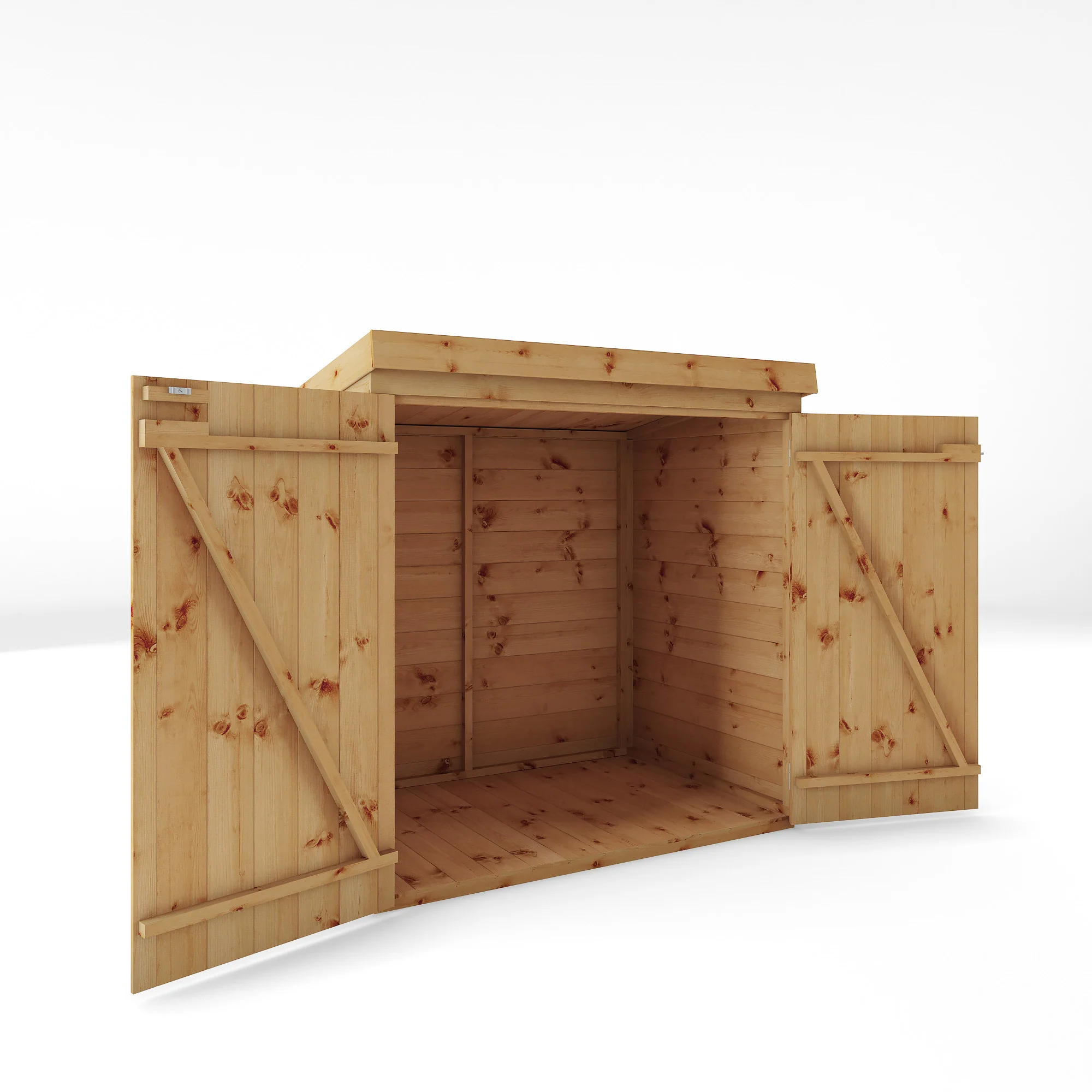 3 x 5 Tongue & Groove Pent Mower Store - Image 5