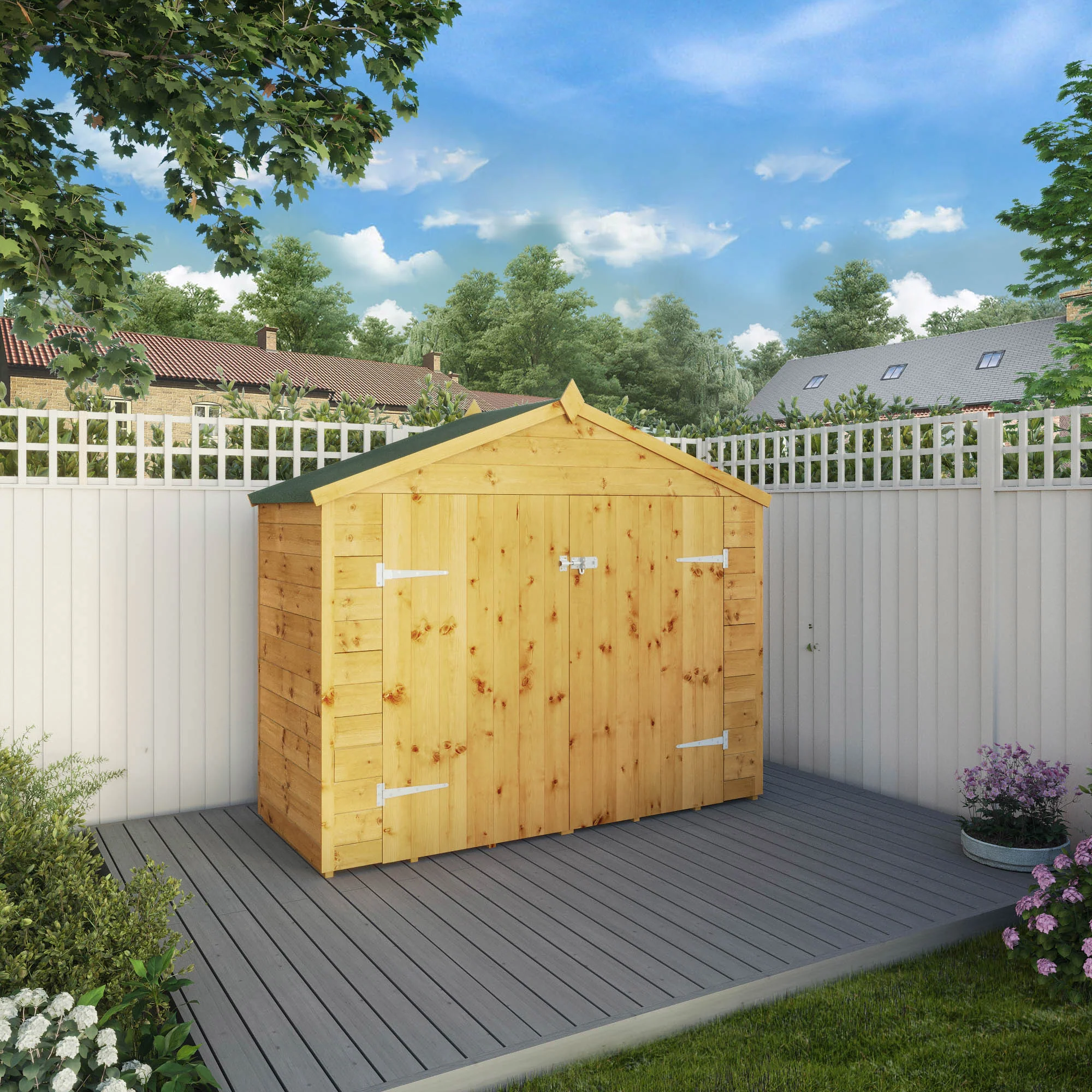 3 x 7 Tongue & Groove Apex Bike Store - Image 4