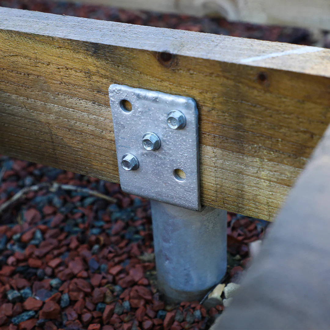 3m x 4m Elite Timber Base With Ground Screws