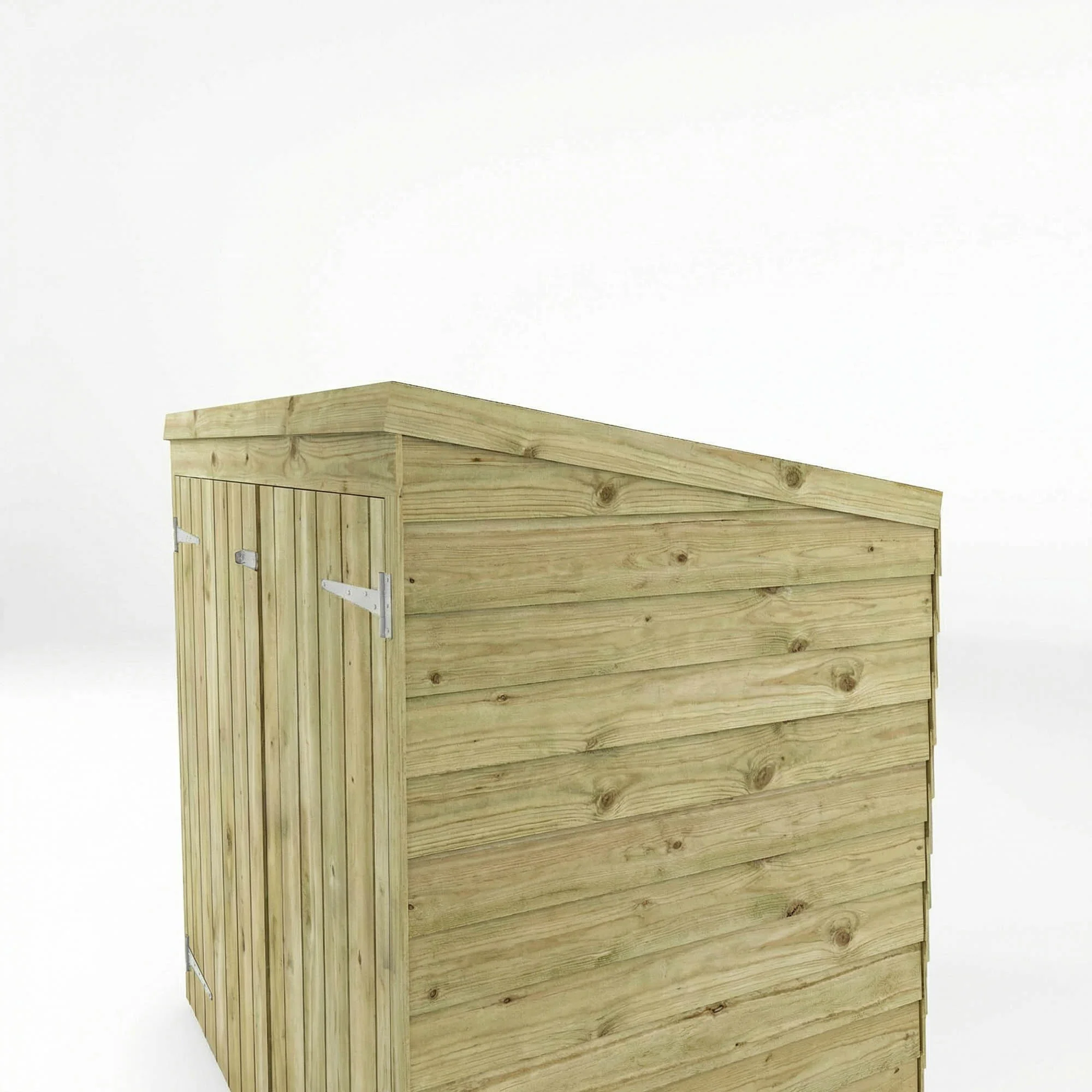 5 x 3 Overlap Double Door Wooden Garden Mower Store - Image 4