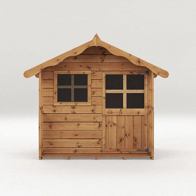 5 x 5 Poppy Apex Wooden Playhouse - Image 4