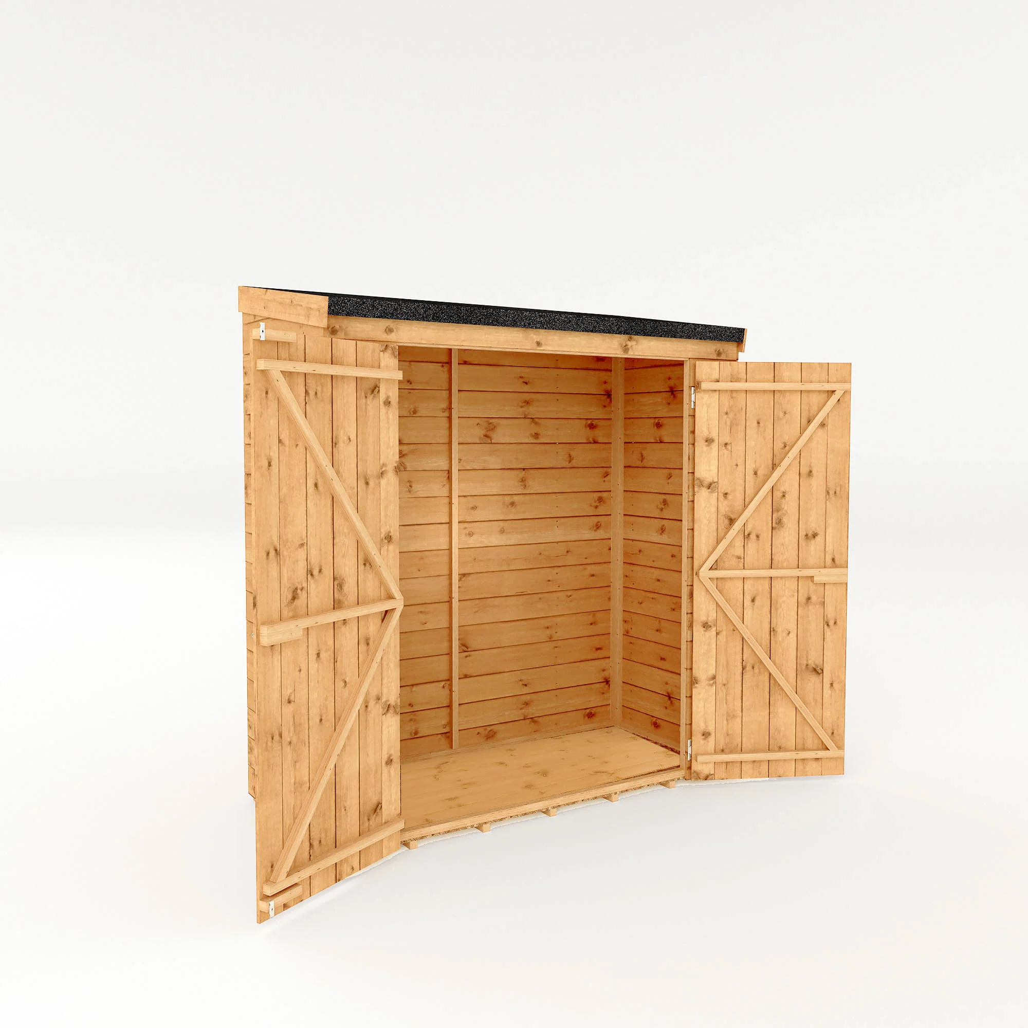 6 x 2'6 Tongue & Groove Pent Storage Shed - Image 4