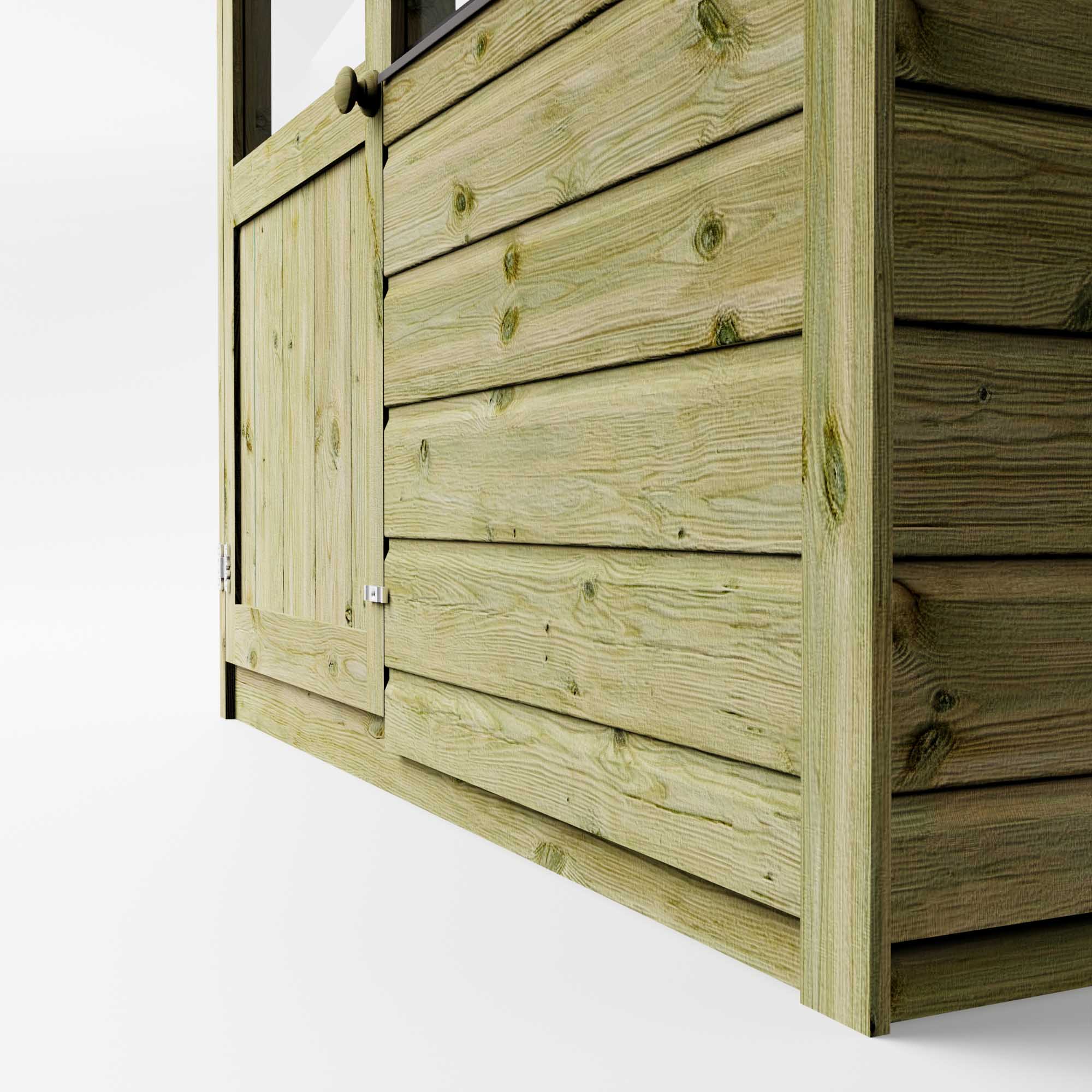8 x 4 Evesham Lean-to Pent Wooden Greenhouse - Image 7
