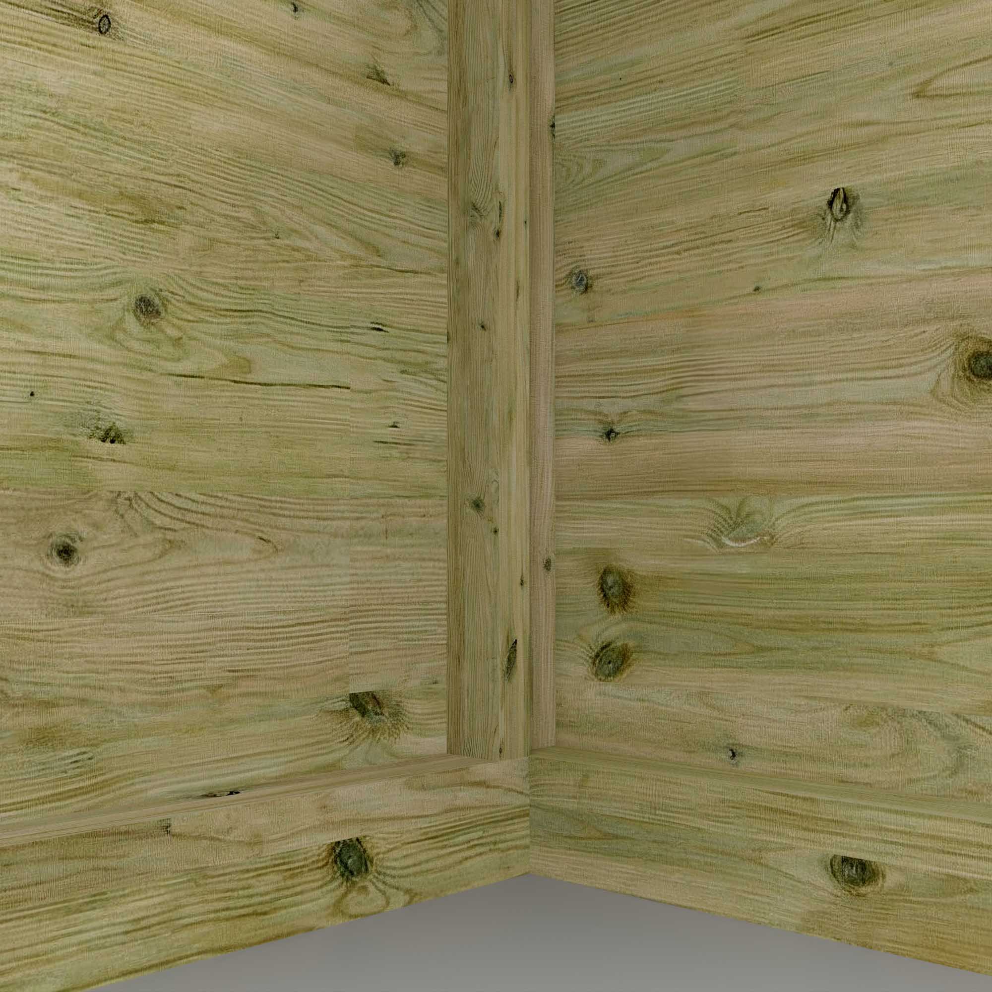 8 x 4 Evesham Lean-to Pent Wooden Greenhouse - Image 8