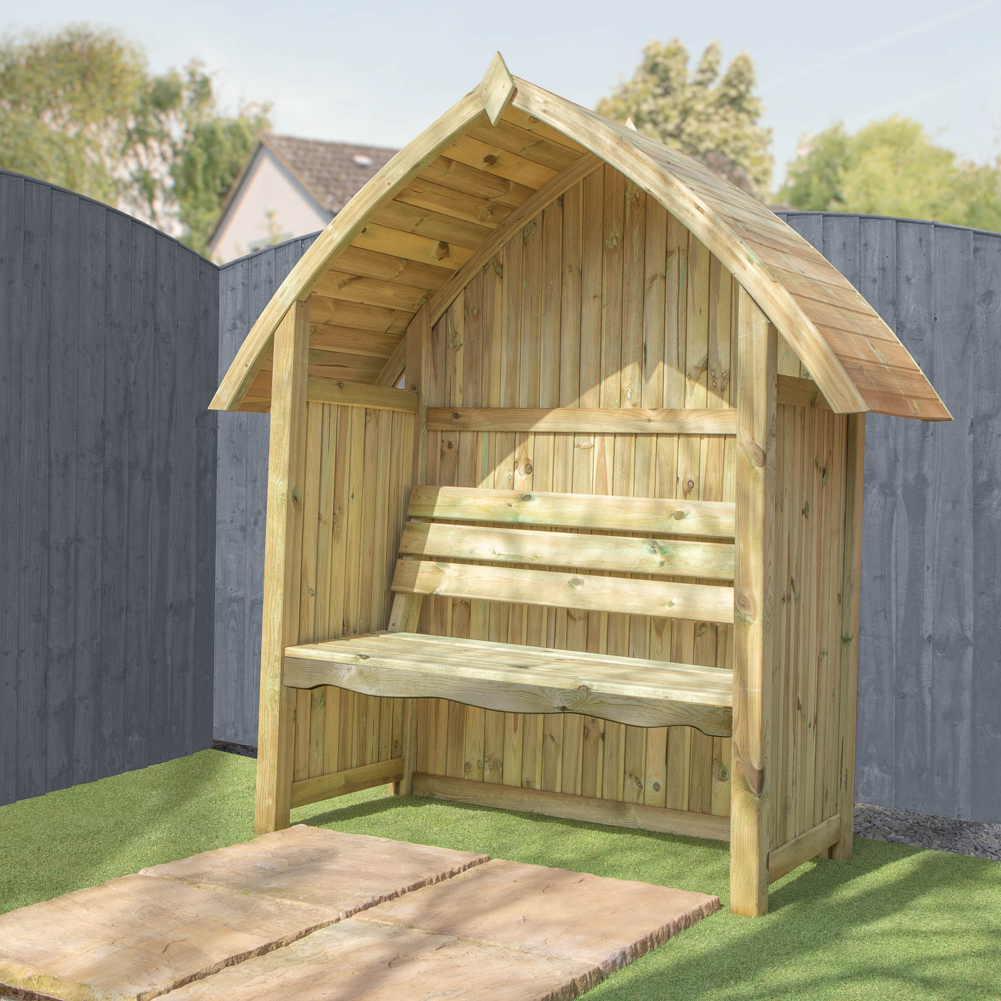 Arch Top Arbour Seat - Image 4