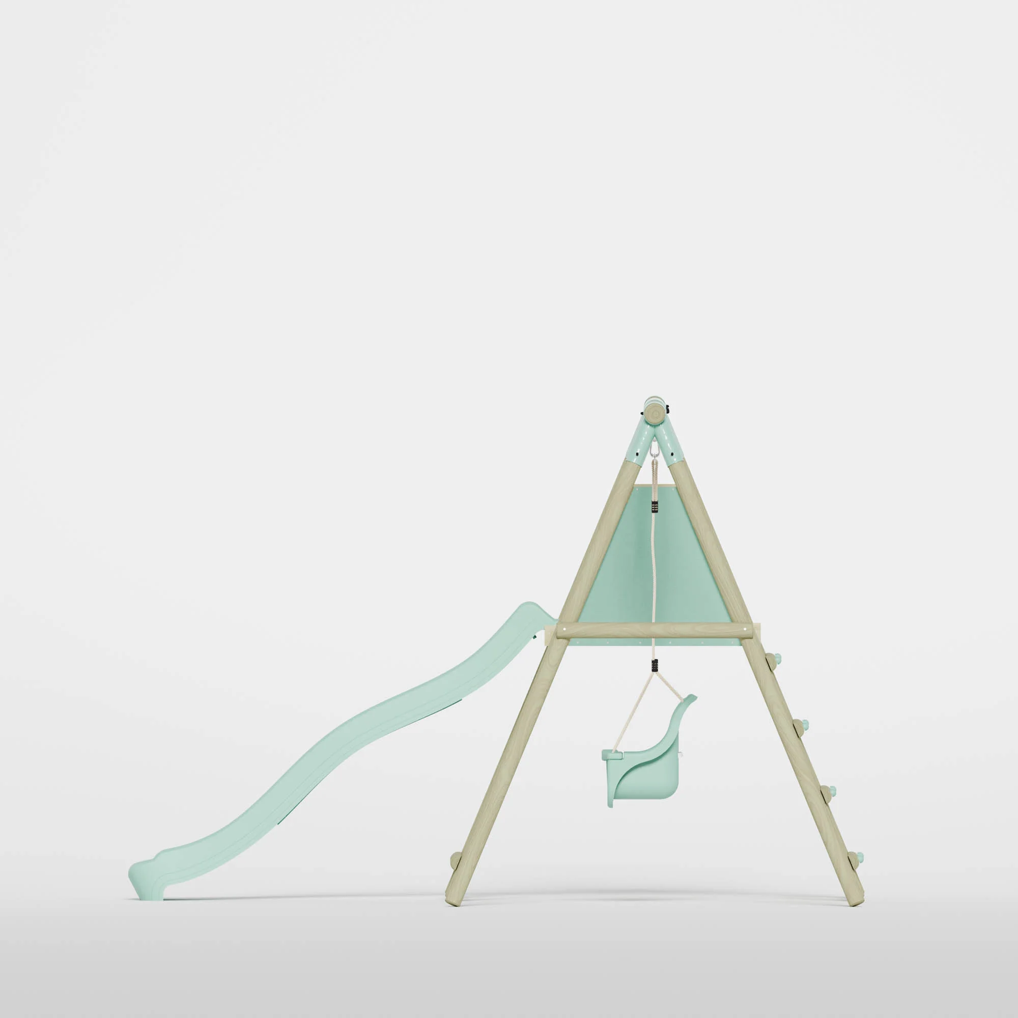 Single Baby Seat Swing with Slide - Image 5