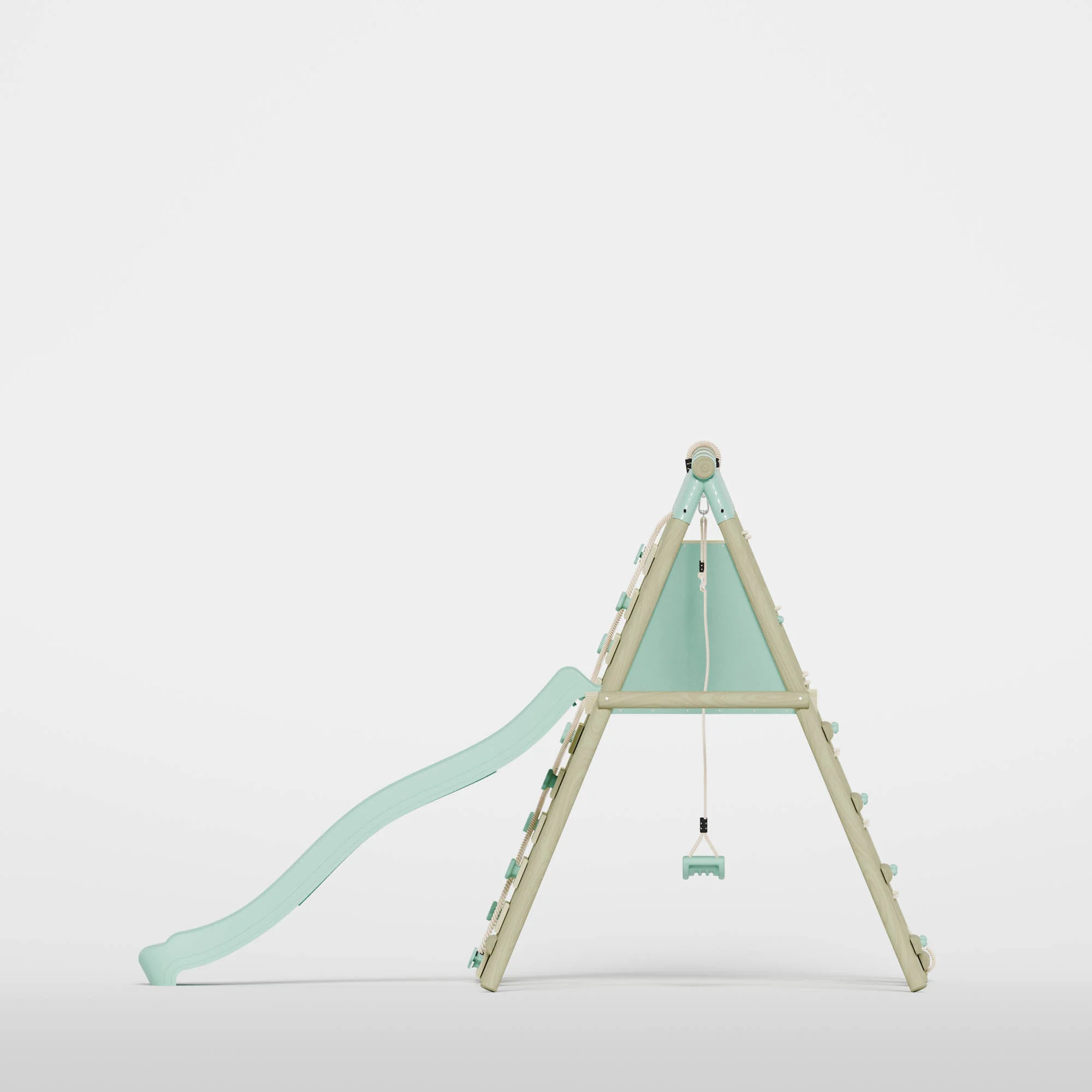 Single Swing with Climbing Wall & Slide - Image 7