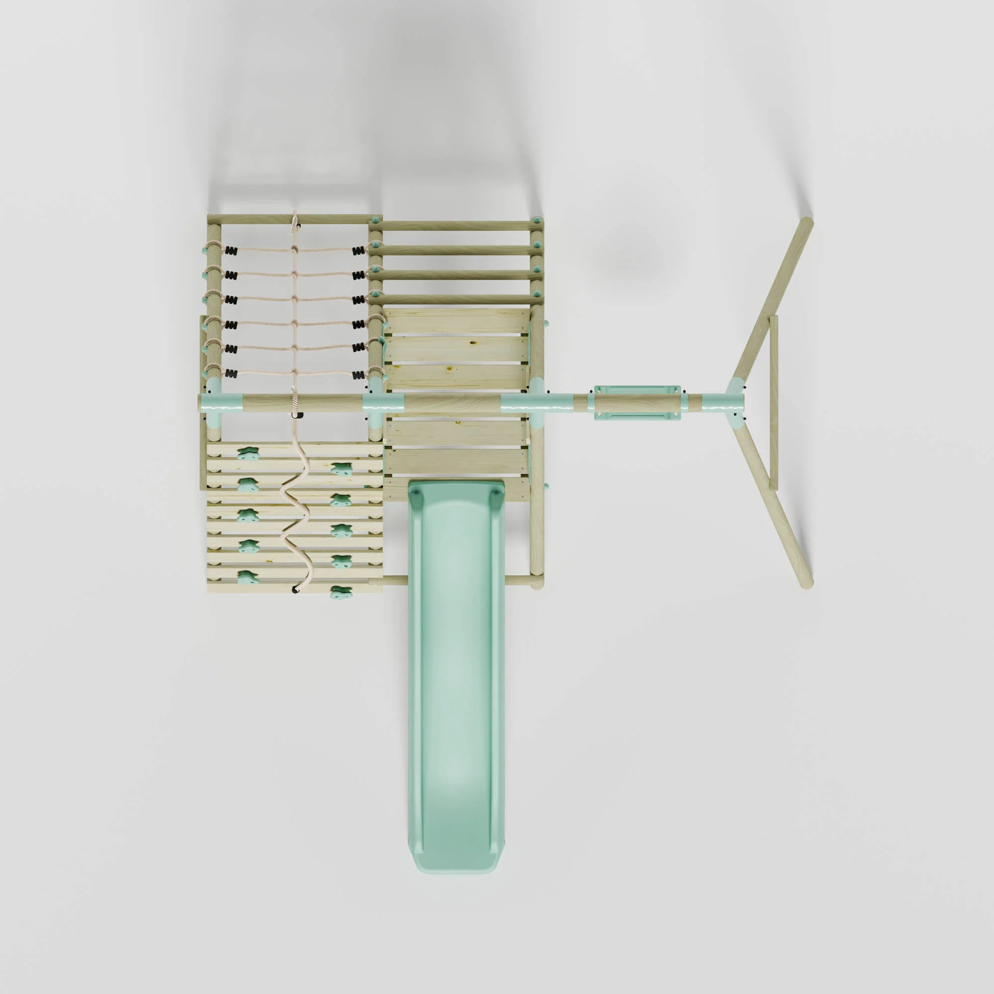 Single Swing with Climbing Wall & Slide - Image 9