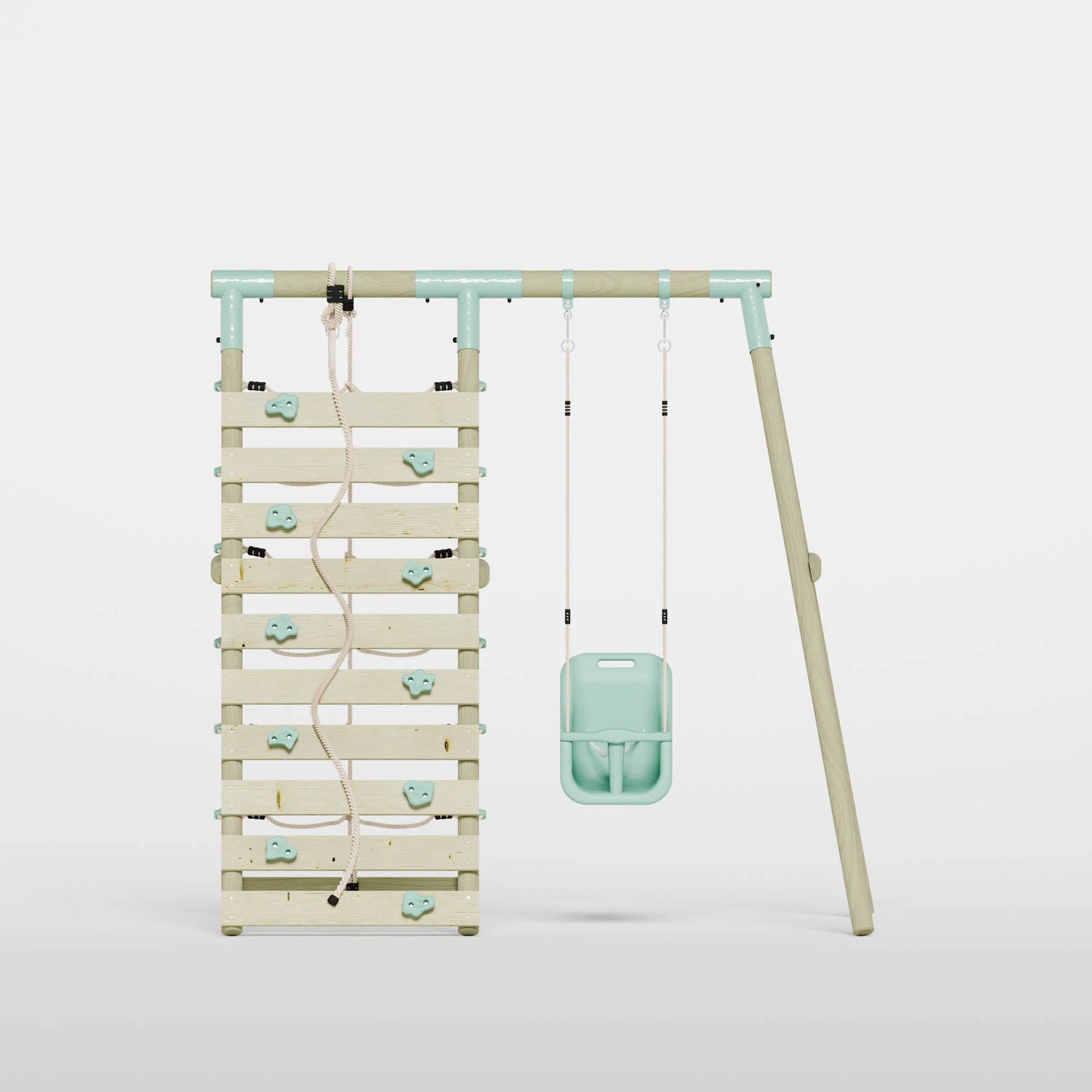 Single Baby Seat Swing with Climbing Wall - Image 3