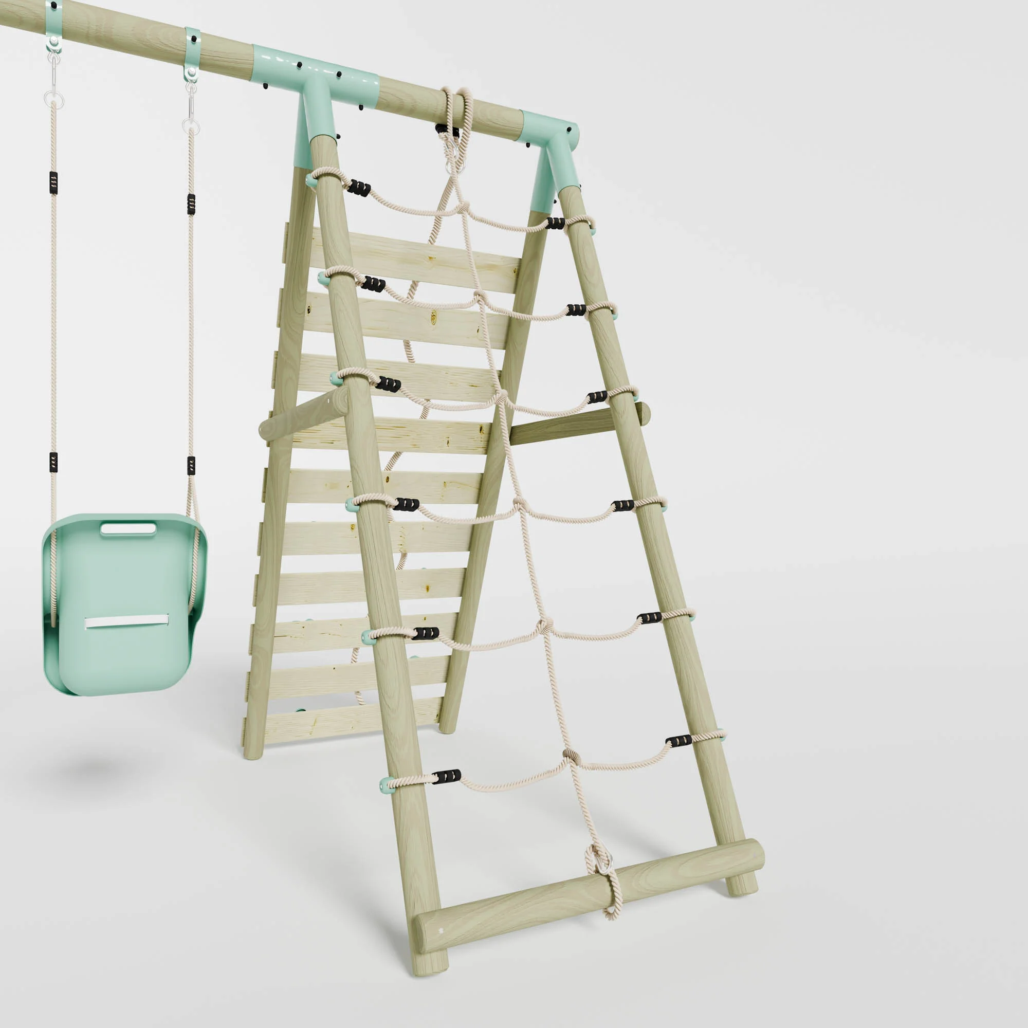 Single Baby Seat Swing with Climbing Wall - Image 6