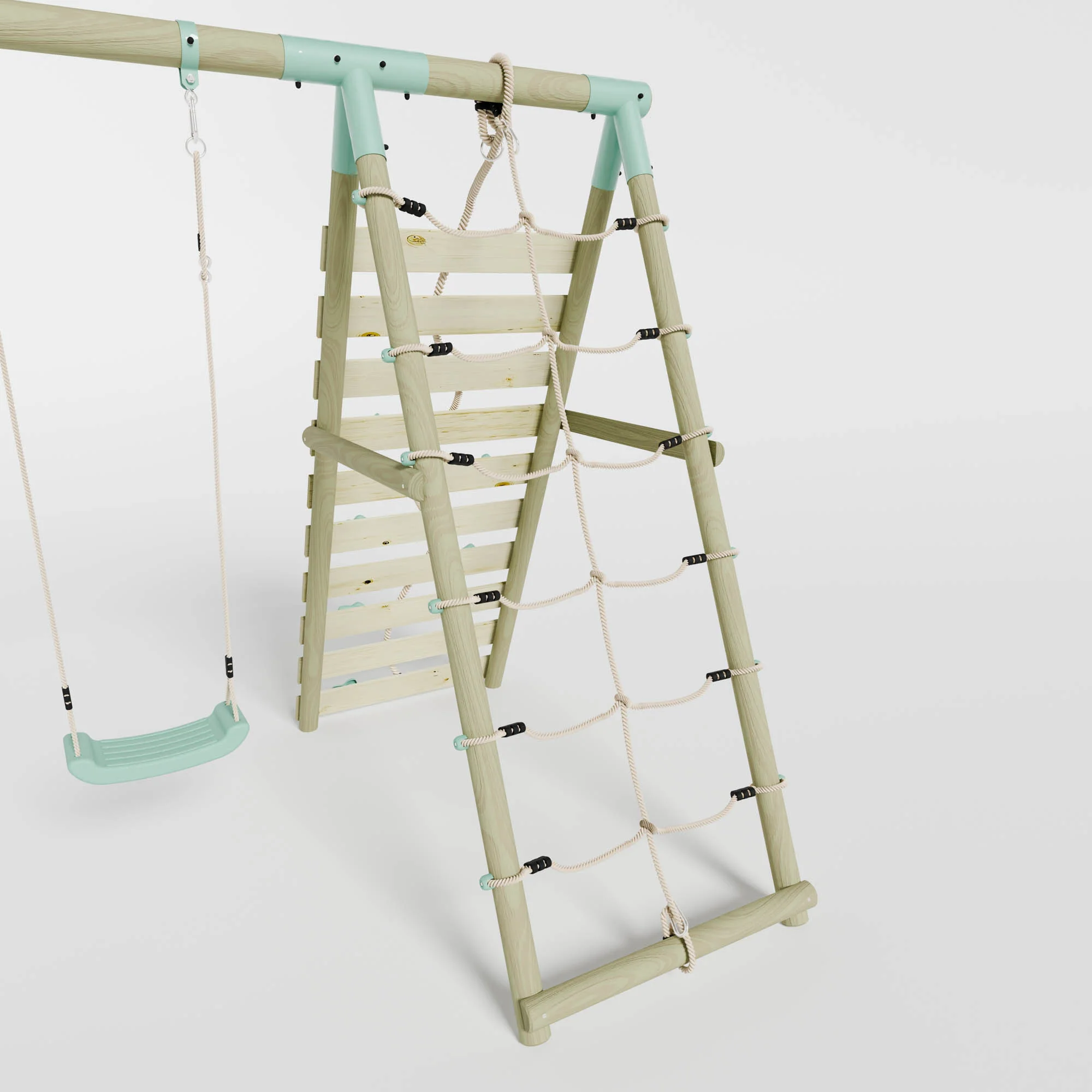 Double Swing with Climbing Wall - Image 6