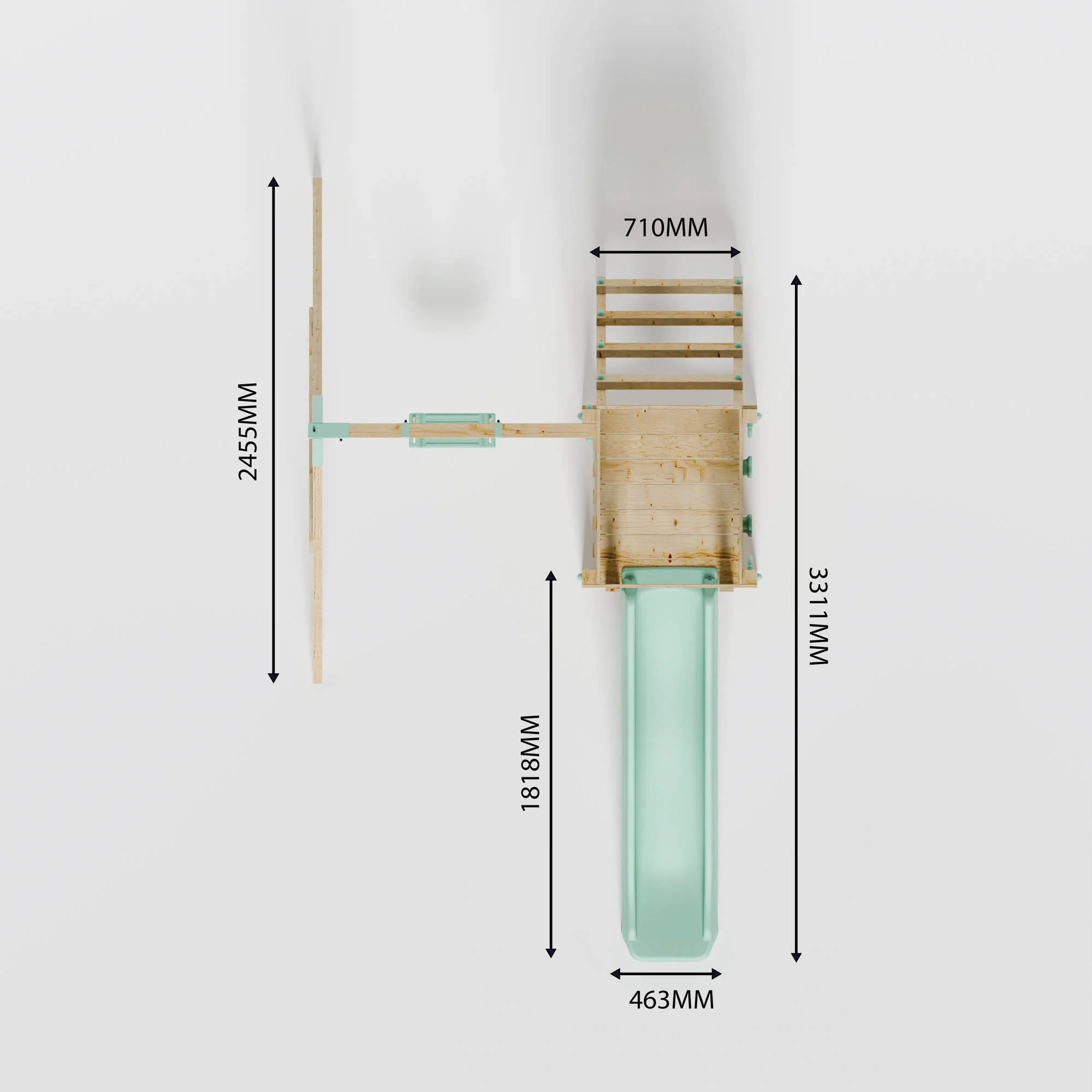 Climbing Frame with Slide & Swing - Image 8