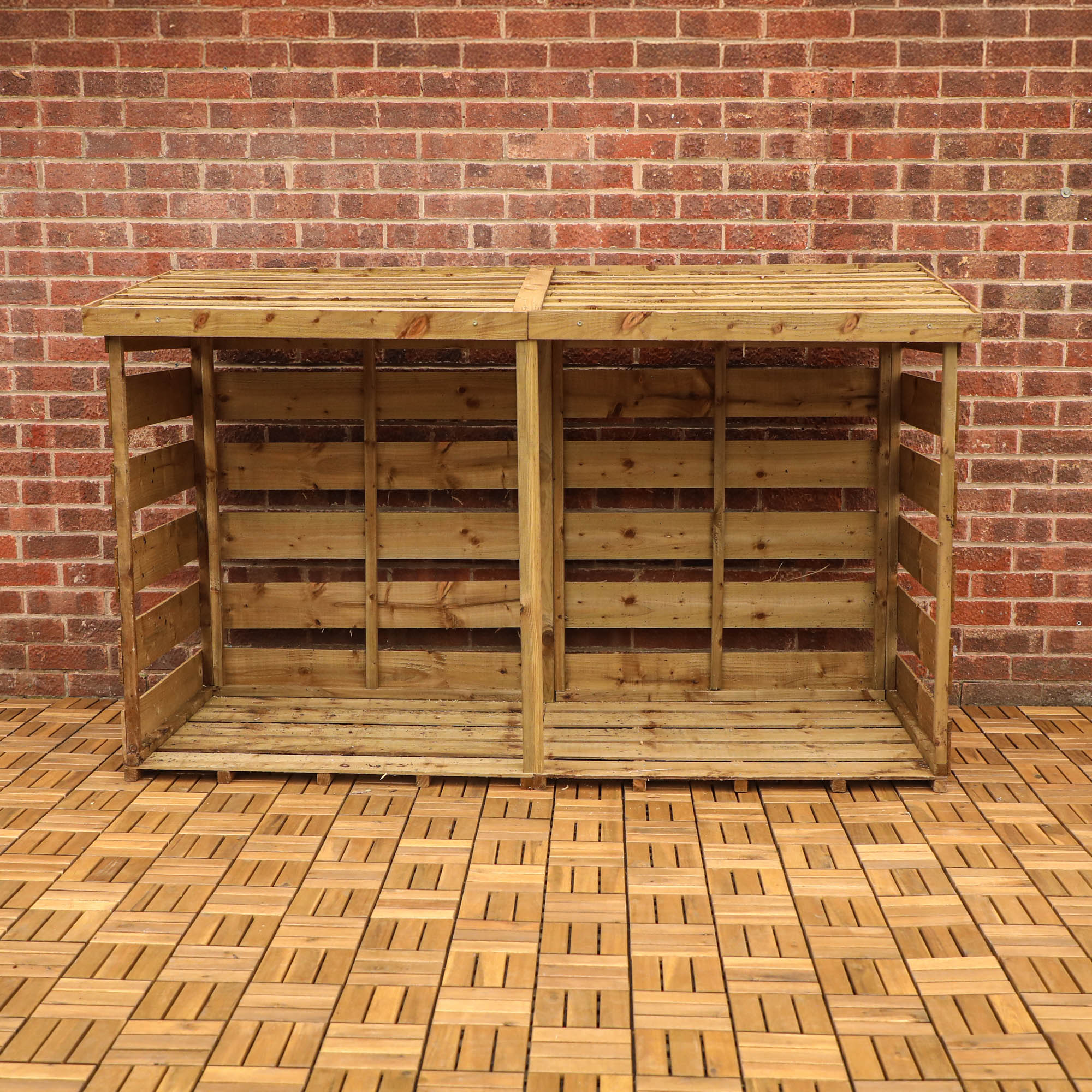 Pressure Treated Double Log Store - Image 3