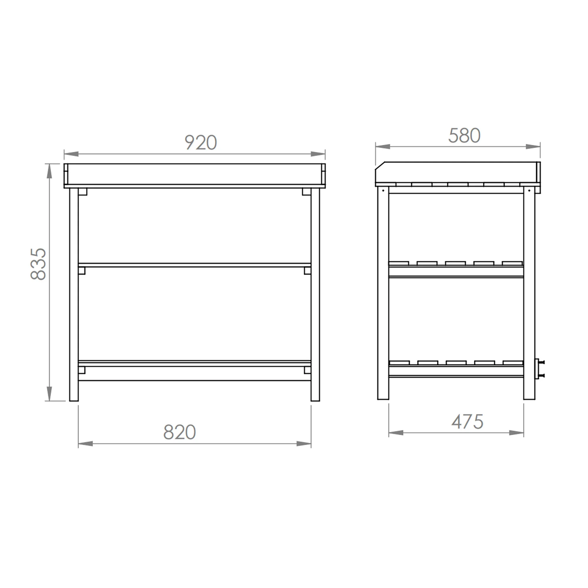 Pressure Treated Potting Bench - Image 7