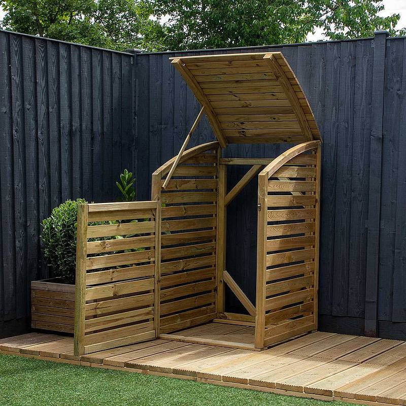 Pressure Treated Single Bin Store - Image 3