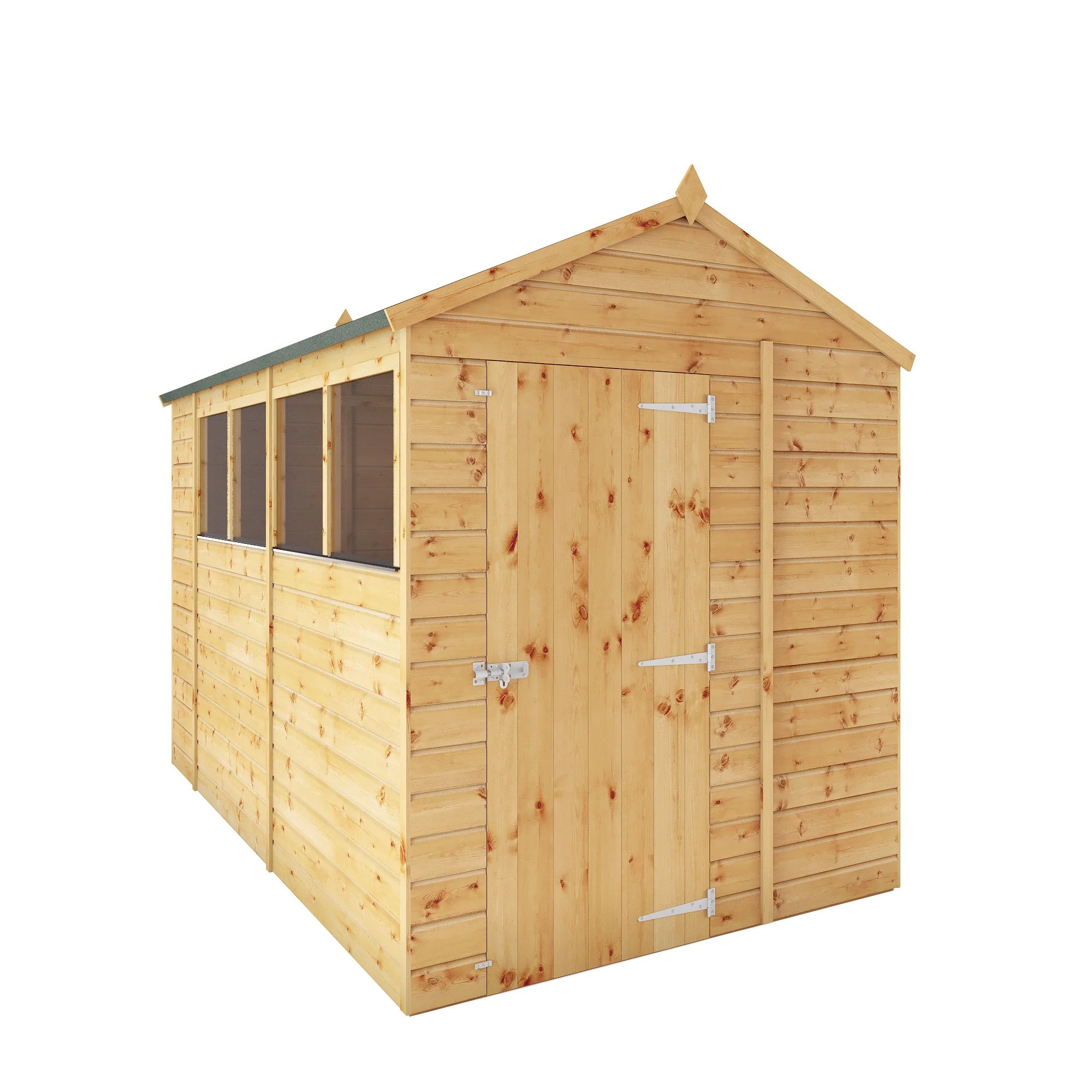 Shiplap Apex Single Door Wooden Shed - Image 3
