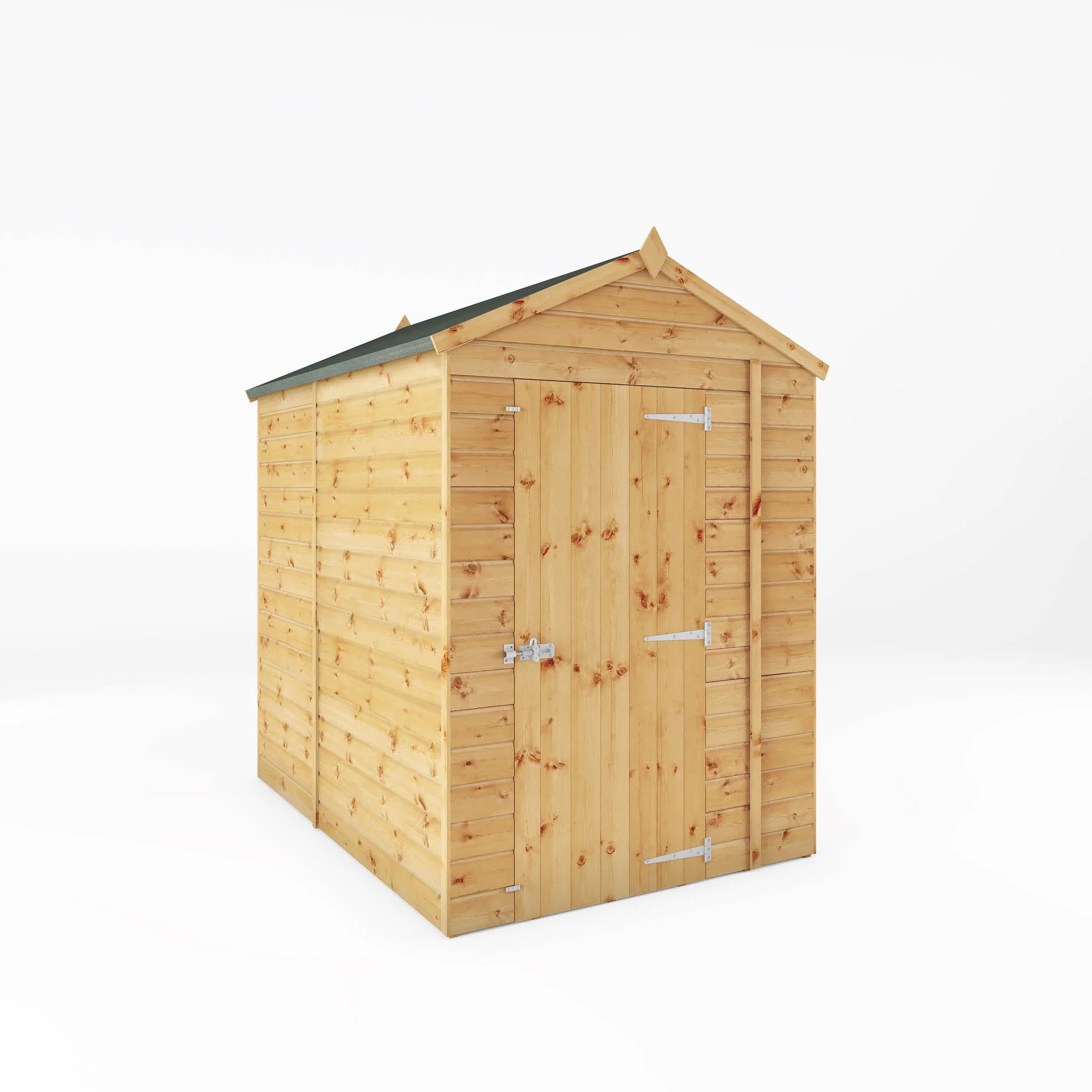 Shiplap Apex Single Door Wooden Shed - Image 5