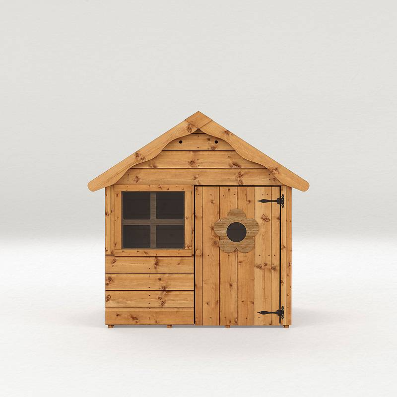 4 x 4 Snug Apex Wooden Playhouse - Image 4