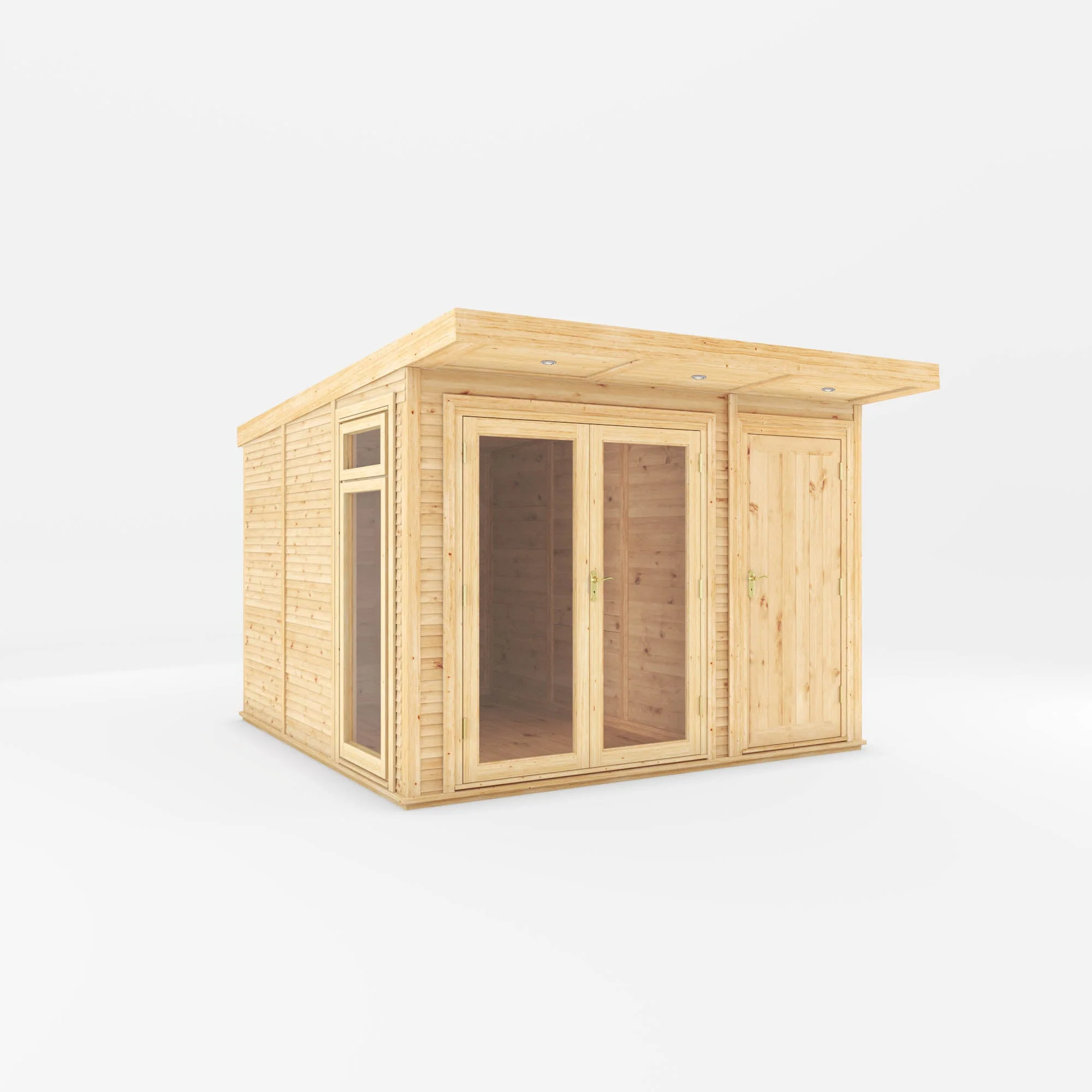 The Classic Insulated Garden Room with Side Shed - Image 5