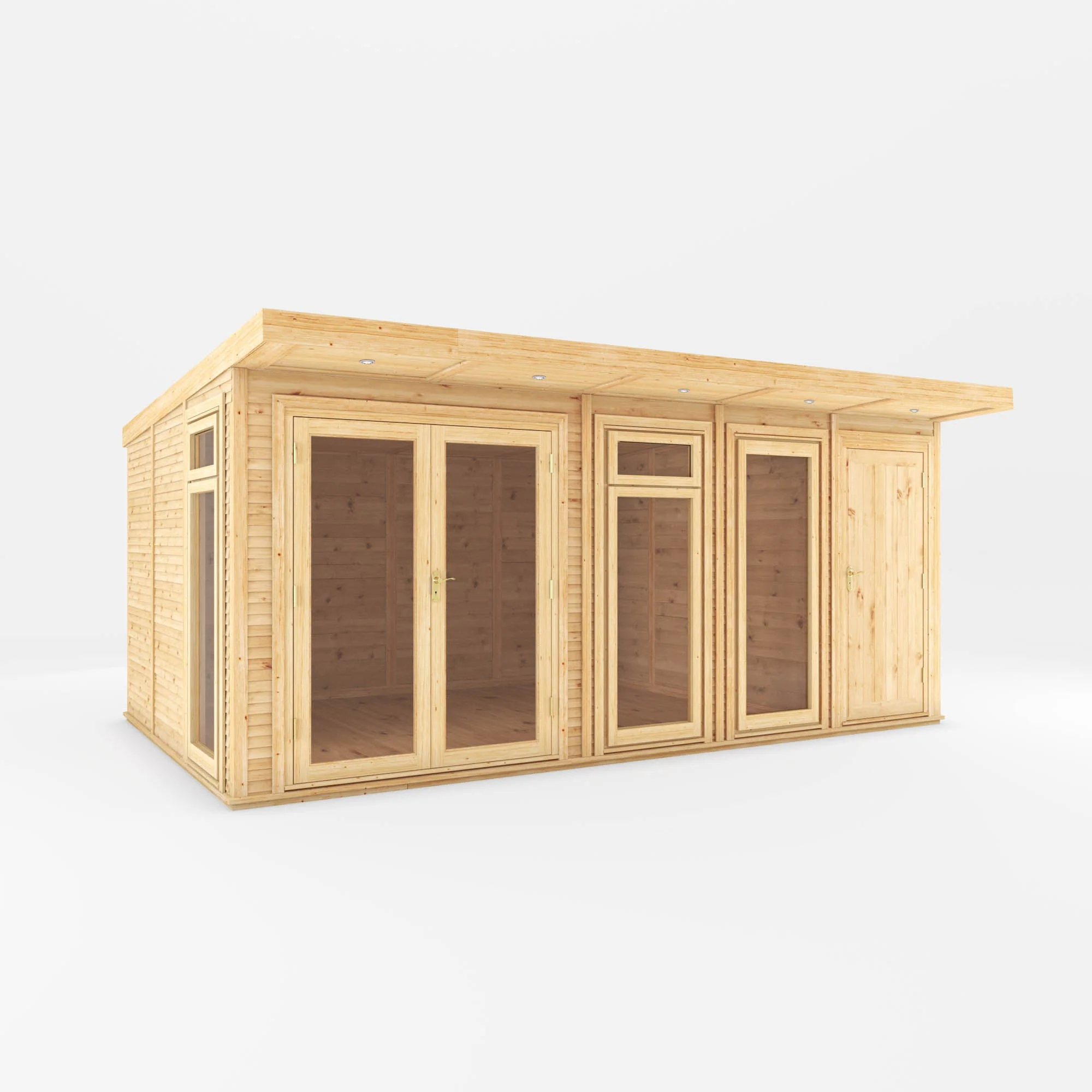 The Classic Insulated Garden Room with Side Shed - Image 7
