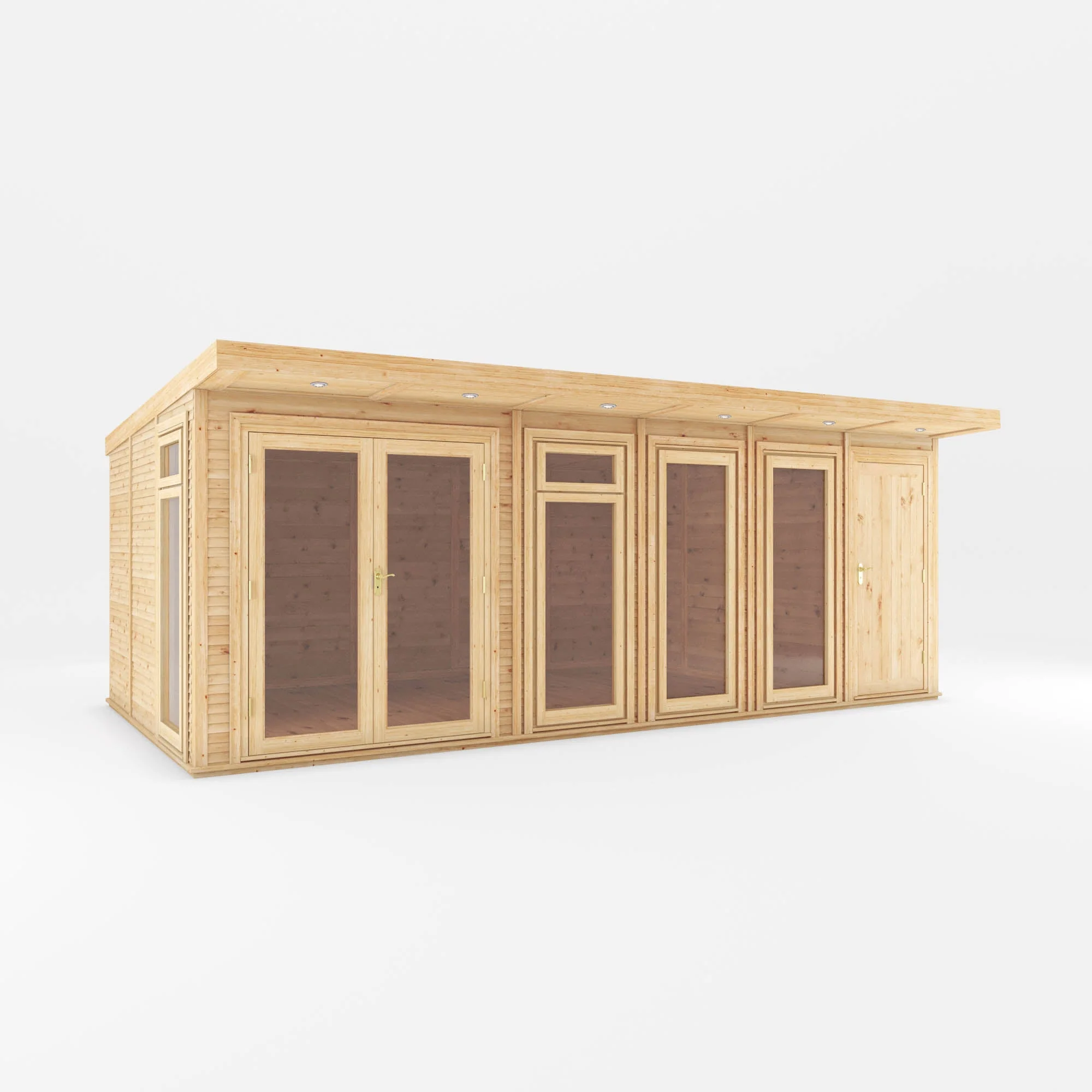 The Classic Insulated Garden Room with Side Shed - Image 8