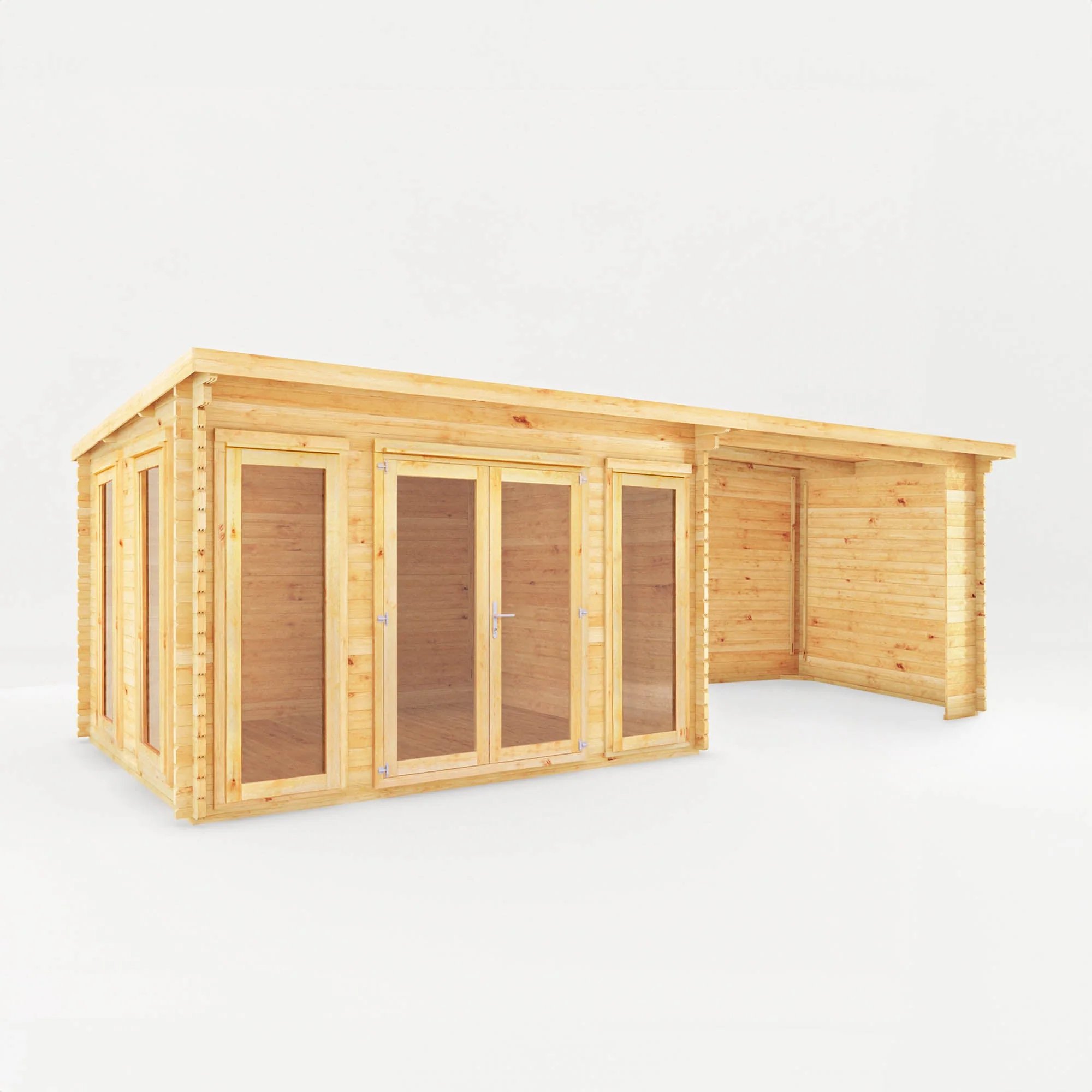 The Studio Pent Log Cabin with Patio Area - Image 5