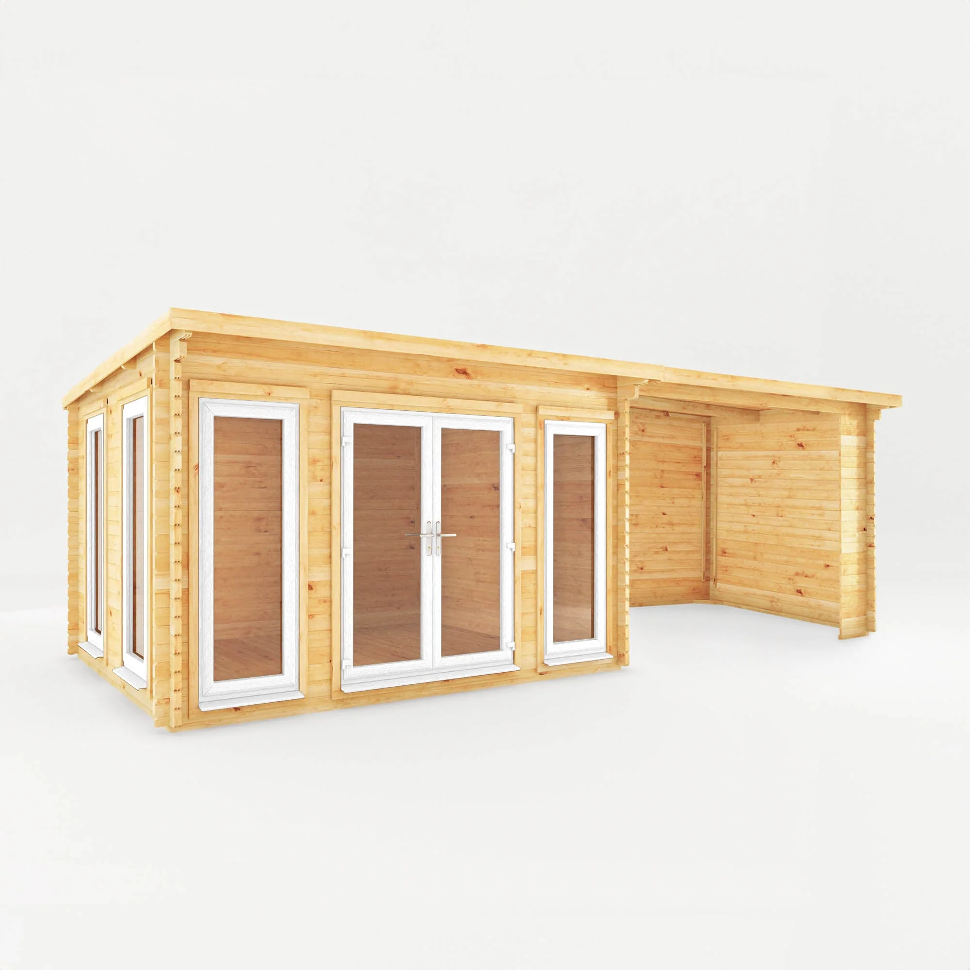 The Studio Pent Log Cabin with Patio Area - Image 6