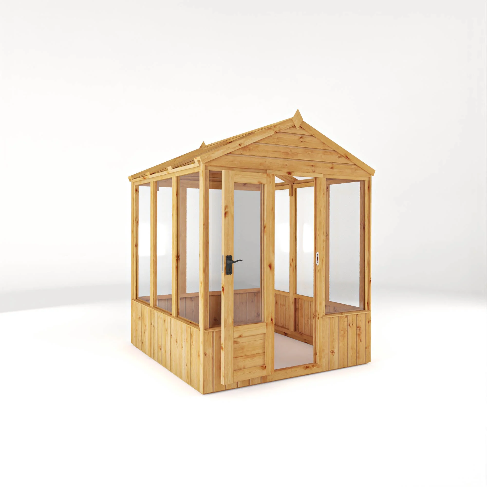 Woodsman Apex Wooden Greenhouse - Image 4