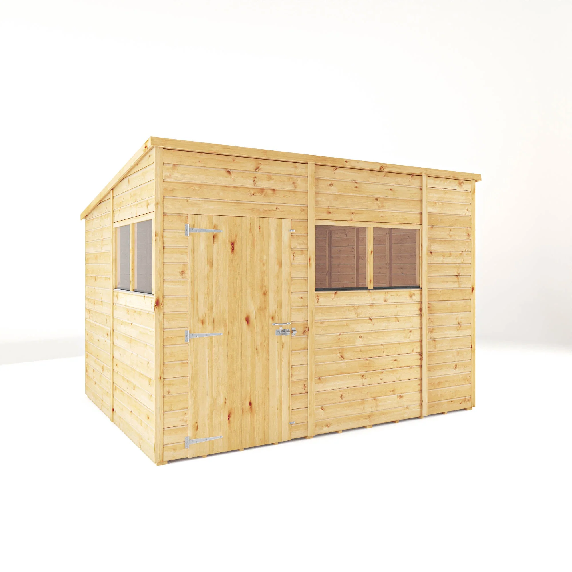 Woodsman Shiplap Pent Wooden Shed - Image 6